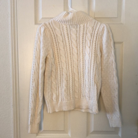 Cream Puff Sleeve Knit Sweater - Picture 6 of 9